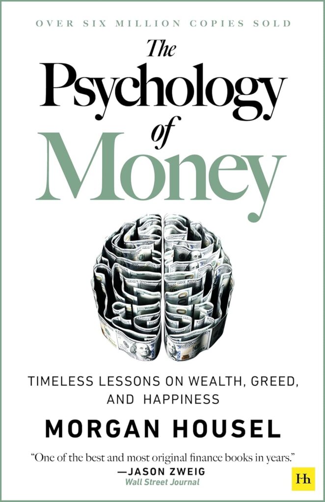 Book cover for the psychology of money